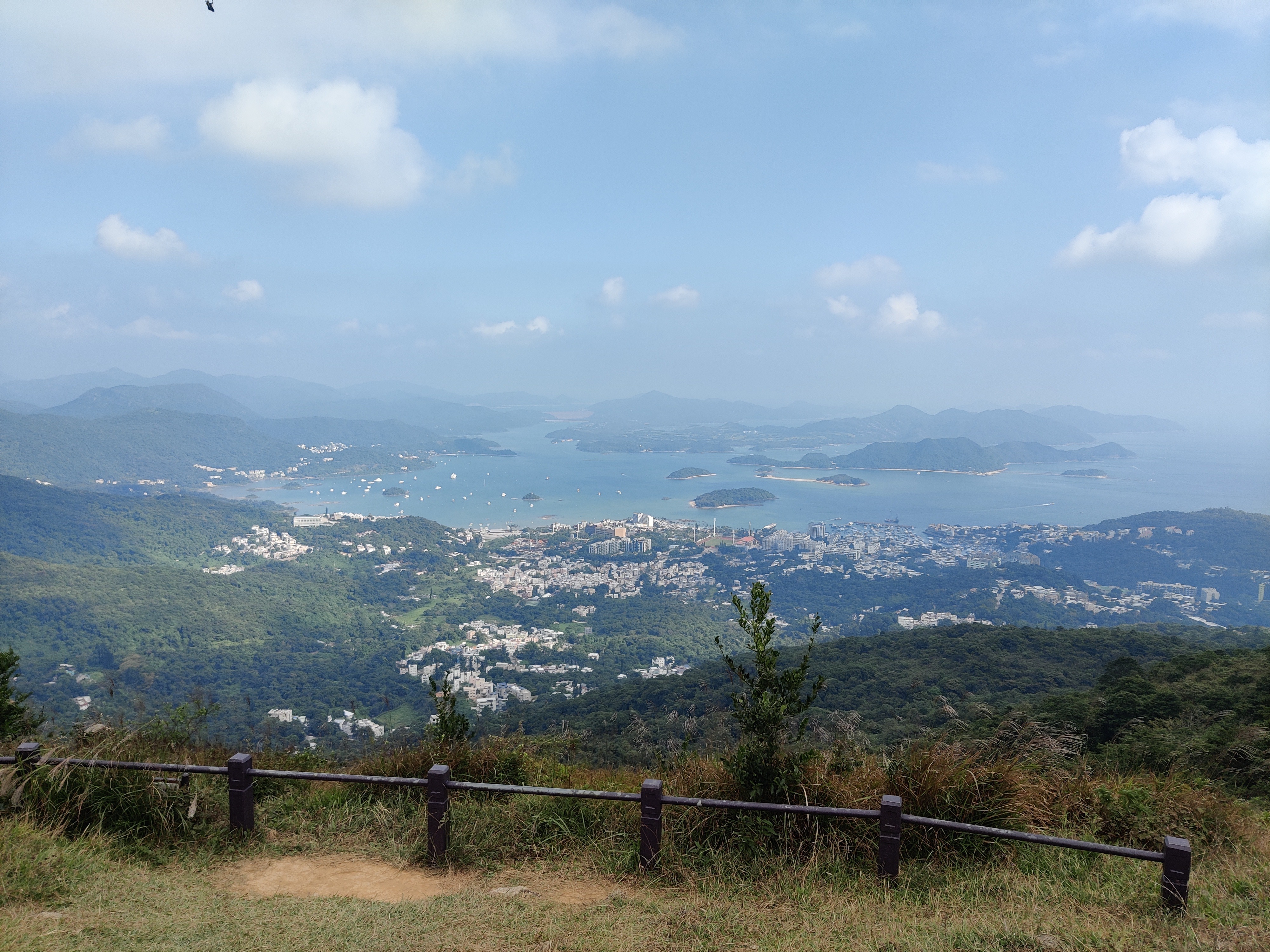 View from hiking trail Hong Kong